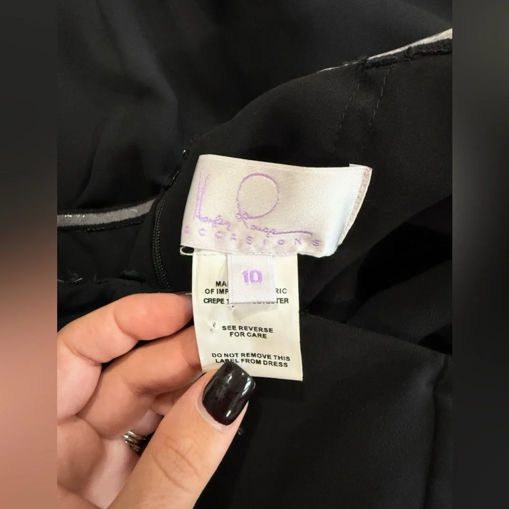 Harper Paige Occasions Black Maxi Strapless Dress - Picture 5 of 5